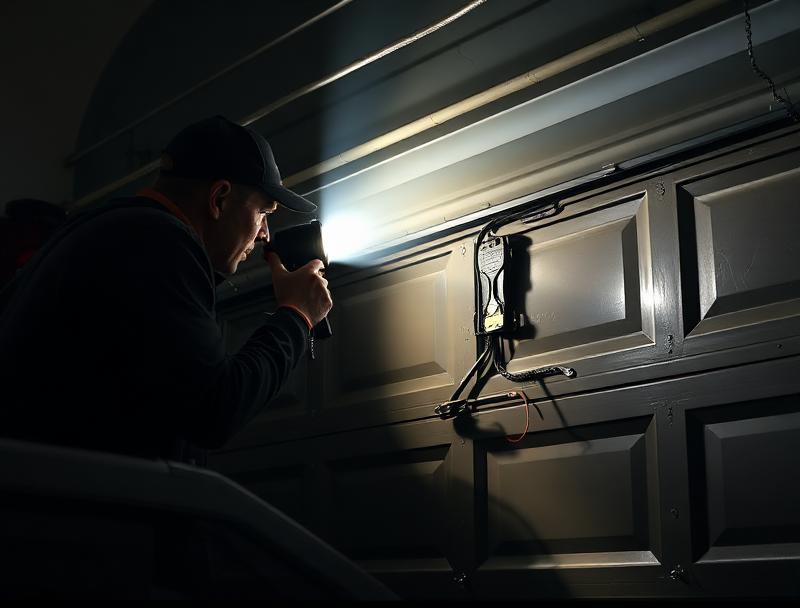 Emergency Service service - garage door professional at work in Roanoke Rapids