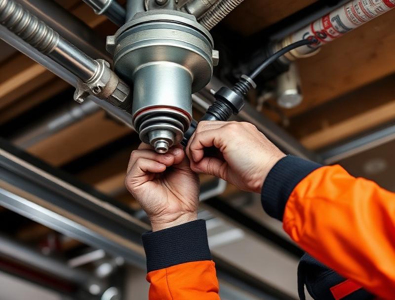 Repair Services service - garage door professional at work in Roanoke Rapids